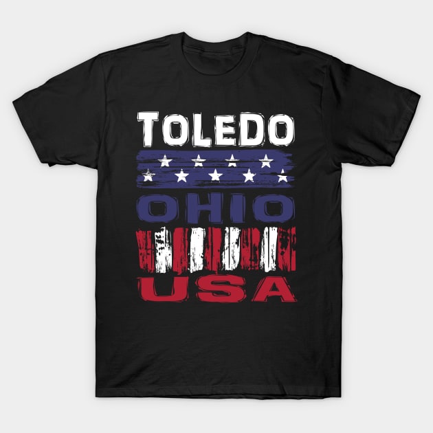 Toledo Ohio USA T-Shirt T-Shirt by Nerd_art